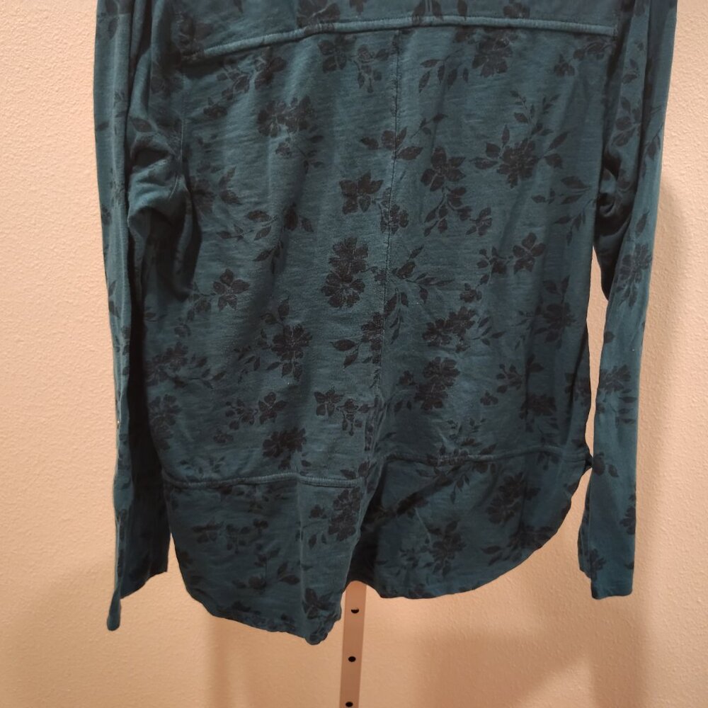 Sonoma Goods For Life Utility Tunic Size Large Button Front Long Sleeve Cotton - Picture 9 of 10